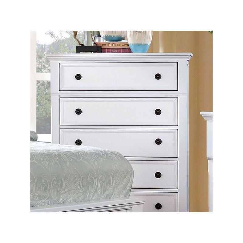 Cm7590wh-c Furniture Of America Castor - White Bedroom Furniture Chest