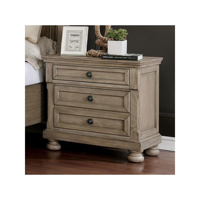 Cm7568n Furniture Of America Wells Bedroom Furniture Nightstand