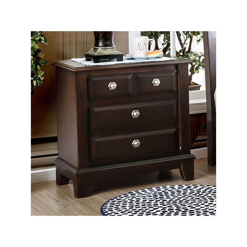 Cm7383n Furniture Of America Litchville Bedroom Furniture Nightstand