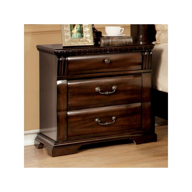 Cm7791n Furniture Of America Burleigh Bedroom Furniture Nightstand