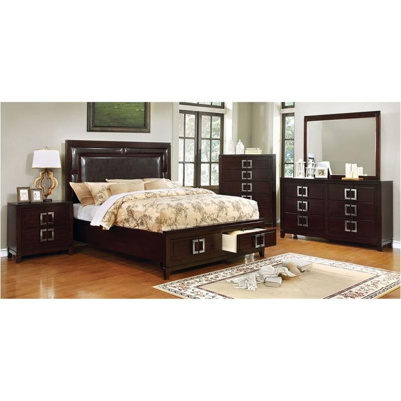 Furniture of America Bellanova Eastern King Bed - Thumbnail 5