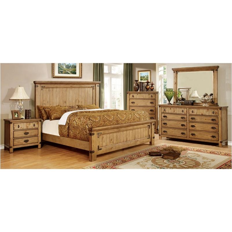 Cm7449q Furniture Of America Pioneer Bedroom Furniture Bed