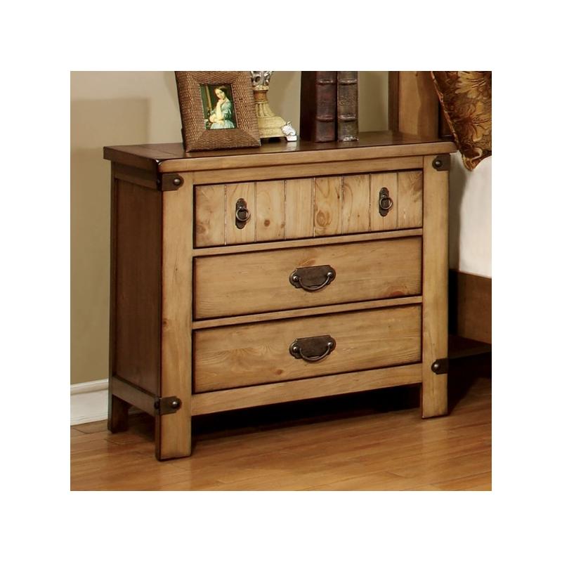 Cm7449n Furniture Of America Pioneer Bedroom Furniture Nightstand