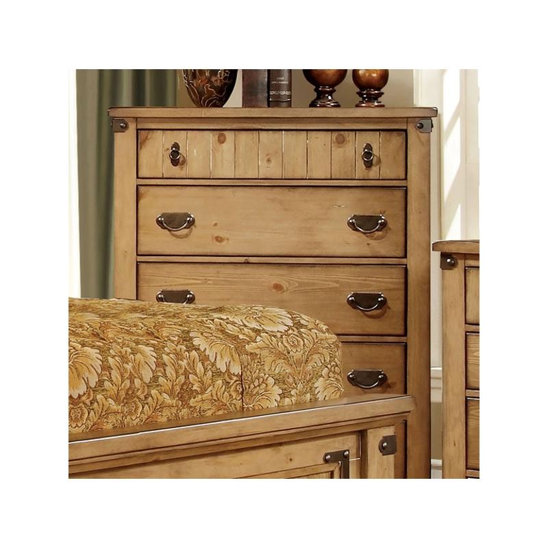 Cm7449c Furniture Of America Pioneer Bedroom Furniture Chest