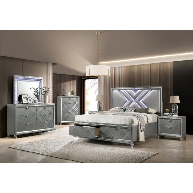 Foa7147q Furniture Of America Emmeline Bedroom Furniture Bed