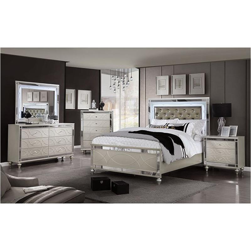 Cm7891q Furniture Of America Manar Bedroom Furniture Bed