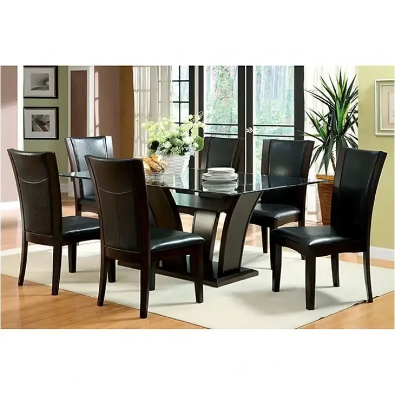 Cm3710t Furniture Of America Manhattan Dining Room Furniture Dining Table