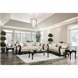 Sm6425-sf Furniture Of America Newdale - Ivory Living Room Furniture Sofa