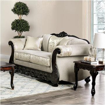 Sm6425-lv Furniture Of America Newdale - Ivory Living Room Furniture Loveseat
