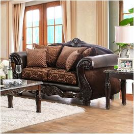 Sm6404-lv Furniture Of America Elpis Living Room Furniture Loveseat