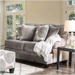 Sm5142gy-lv Furniture Of America Bonaventura - Gray Living Room Furniture Loveseat