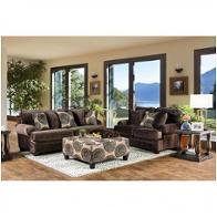 Sm5142br-sf Furniture Of America Bonaventura - Brown Living Room Furniture Sofa