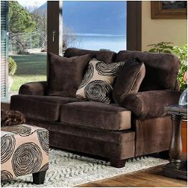 Sm5142br-lv Furniture Of America Bonaventura - Brown Living Room Furniture Loveseat