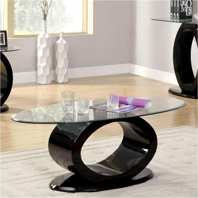 Cm4825bk-c Furniture Of America Lodia Living Room Furniture Cocktail Table
