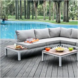 Cm-os2580gy Furniture Of America Winona Outdoor Furniture Sectional