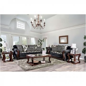Sm6218-sf Furniture Of America Whitland - Dark Gray Living Room Furniture Sofa