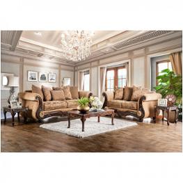Sm6407-sf Furniture Of America Nicanor Living Room Furniture Sofa