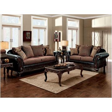 Sm7635n-sf Furniture Of America San Roque Living Room Furniture Sofa