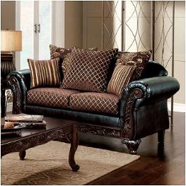 Sm7635n-lv Furniture Of America San Roque Living Room Furniture Loveseat