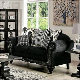 Sm7746-lv Furniture Of America Luciano Living Room Furniture Loveseat