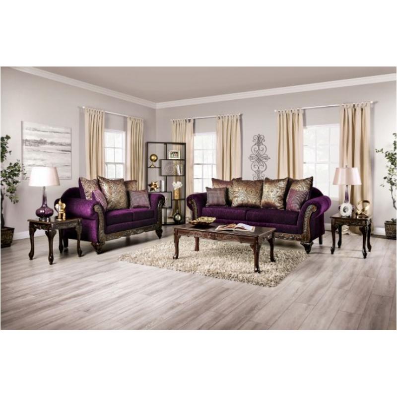 Sm7743-sf Furniture Of America Casilda Living Room Furniture Sofa