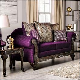 Sm7743-lv Furniture Of America Casilda Living Room Furniture Loveseat