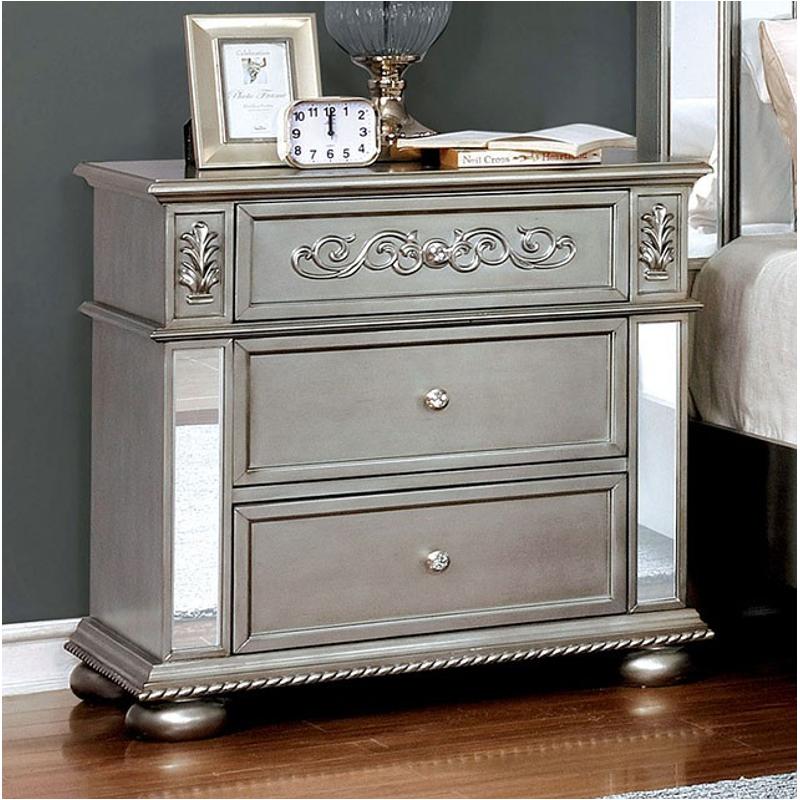Furniture Of America Carlie Night Stand - Thumbnail 4