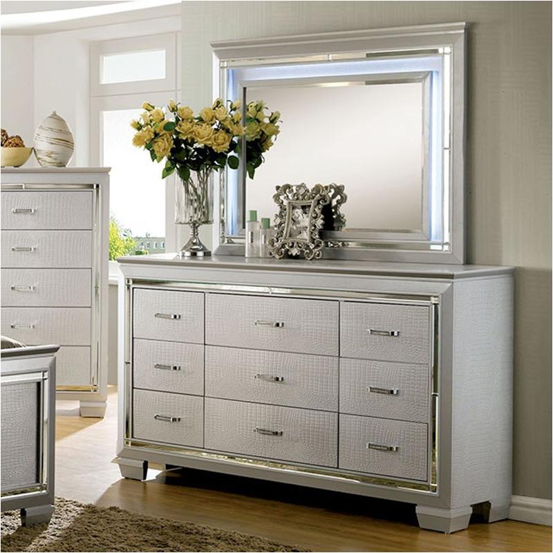 Cm7979sv-d Furniture Of America Bellanova - Silver Bedroom Furniture Dresser