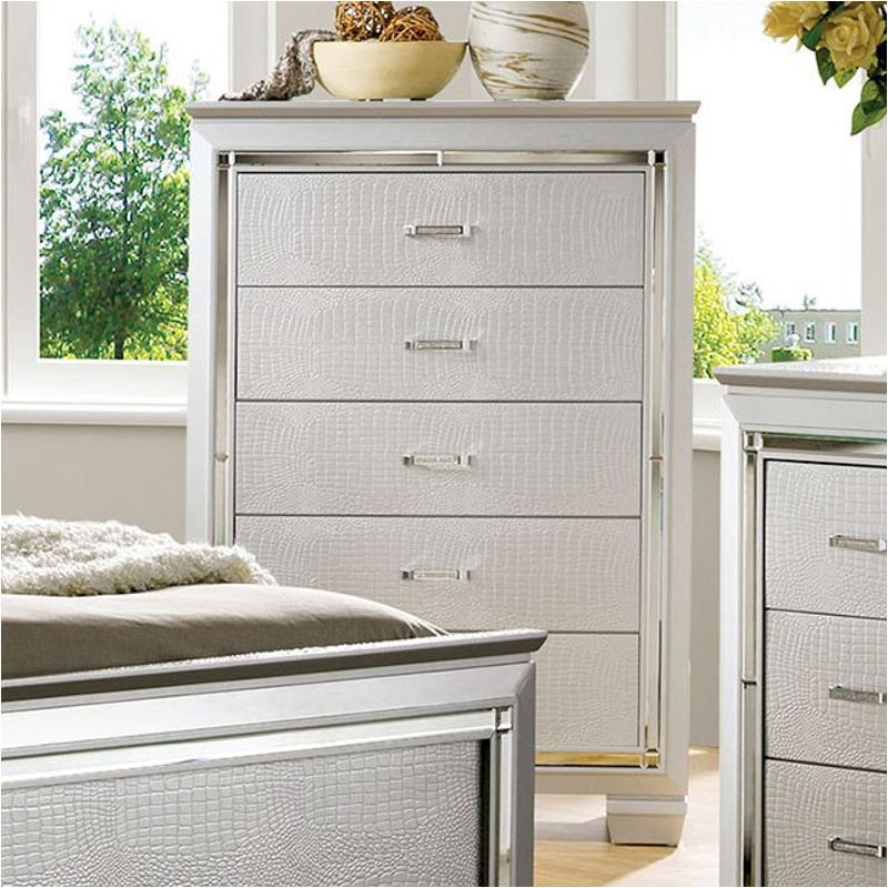 Cm7979sv-c Furniture Of America Bellanova - Silver Bedroom Furniture Chest