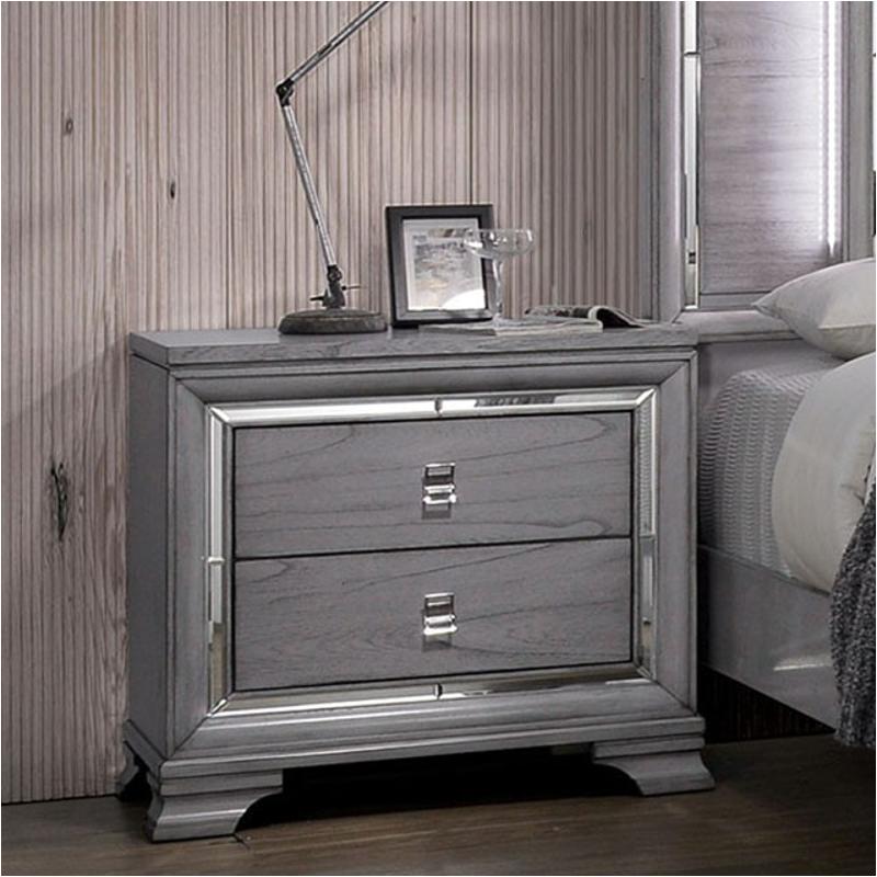 Cm7579n Furniture Of America Alanis Bedroom Furniture Nightstand