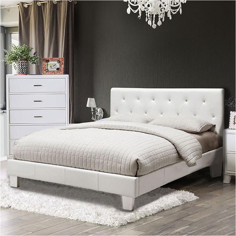Cm7949wh-ck Furniture Of America Velen Bedroom Furniture Bed