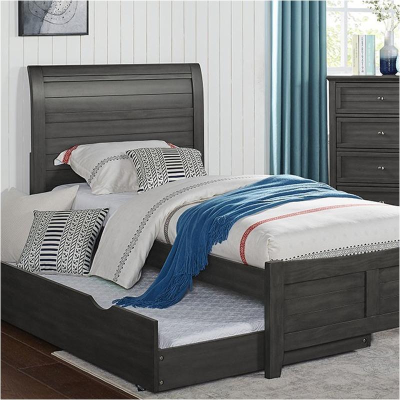 Cm7517gy-t Furniture Of America Brogan Bedroom Furniture Bed