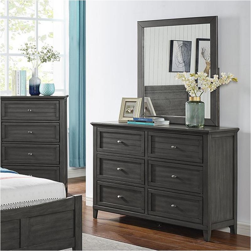 Cm7517gy-d Furniture Of America Brogan Bedroom Furniture Dresser