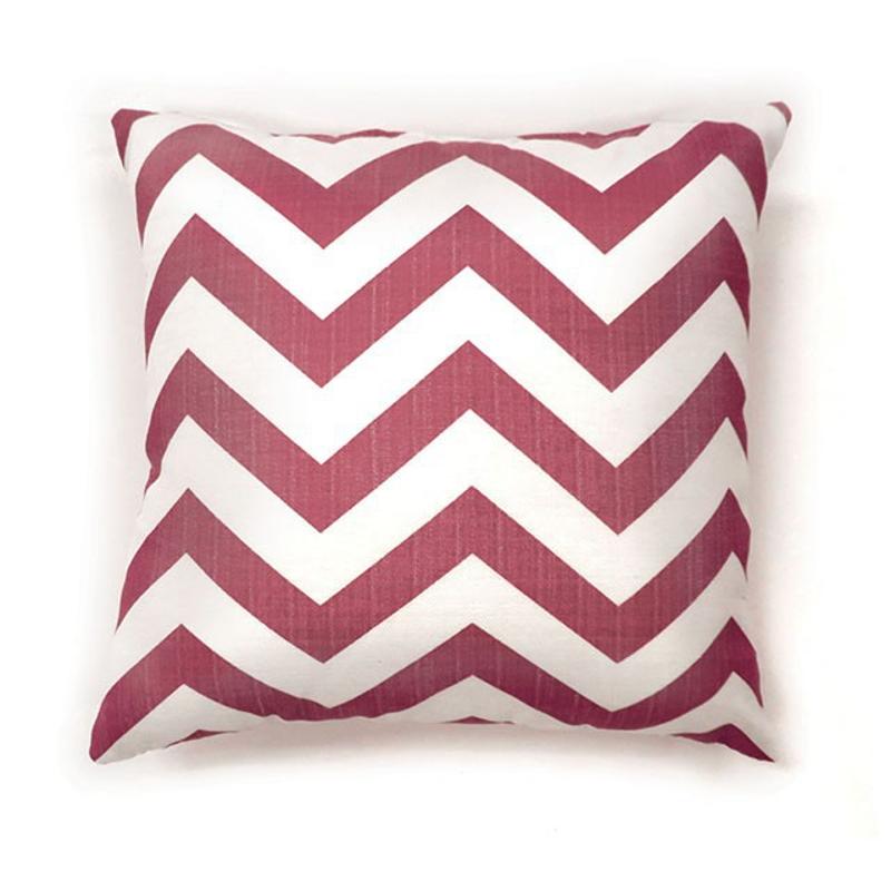 Pink The Pillow Collection Howel Zigzag Pillow 