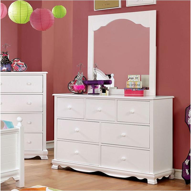 Cm7159wh-d Furniture Of America Dani Bedroom Furniture Dresser