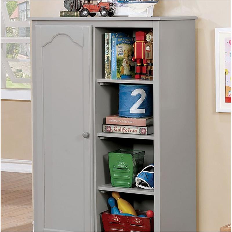 Cm7158gy-cn Furniture Of America Diane Bedroom Furniture Armoire