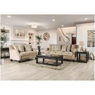Sm6226-sf Furniture Of America Hendon - Beige Living Room Furniture Sofa