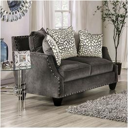 Sm6227-lv Furniture Of America Hendon - Gray Living Room Furniture Loveseat