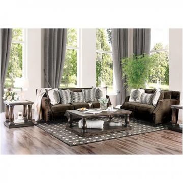 Sm3073-sf Furniture Of America Cornelia - Light Brown Living Room Furniture Sofa