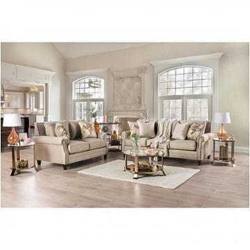 Sm2676-sf Furniture Of America Briana Living Room Furniture Sofa