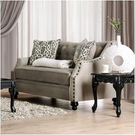Sm2668-lv Furniture Of America Ezrin Living Room Furniture Loveseat
