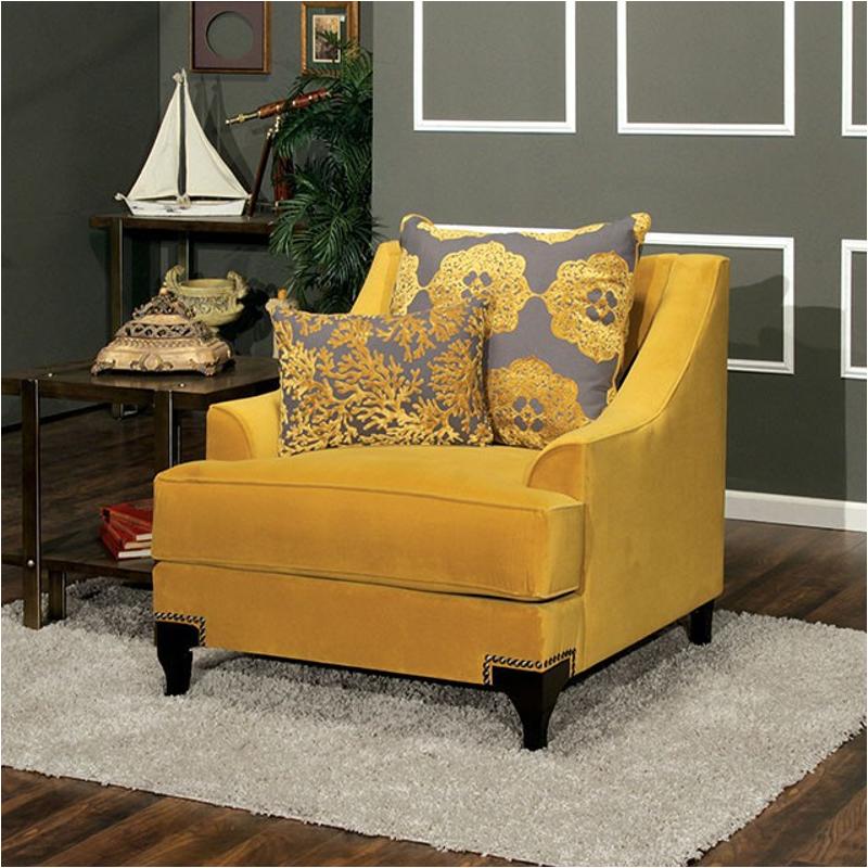 Sm2201-ch Furniture Of America Viscontti Living Room Furniture Living Room Chair