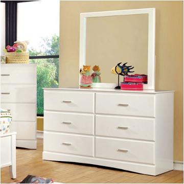 Cm7941wh-d Furniture Of America Prismo Bedroom Furniture Dresser