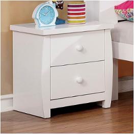 Cm7651wh-n Furniture Of America Marlee Bedroom Furniture Nightstand