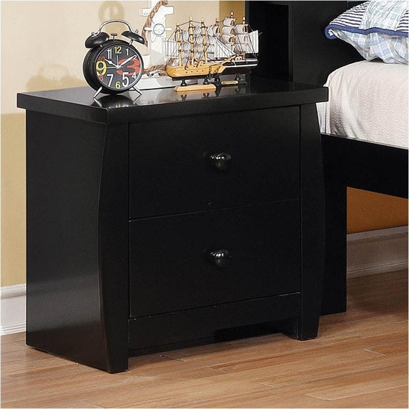 Cm7651bk-n Furniture Of America Marlee Bedroom Furniture Nightstand
