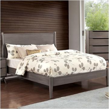 Cm7386gy-f Furniture Of America Lennart Bedroom Furniture Bed