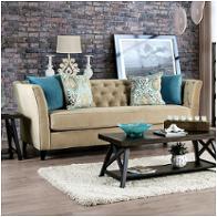 Sm2666-sf Furniture Of America Monaghan - Camel Living Room Furniture Sofa