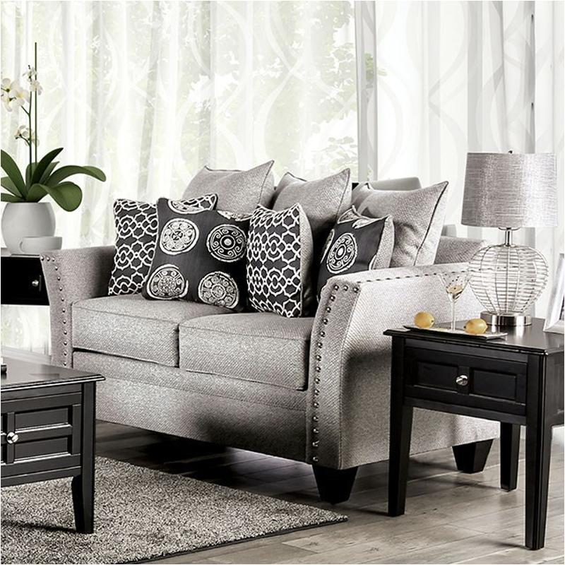 Sm6221-lv Furniture Of America Talgarth Living Room Furniture Loveseat