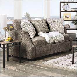 Sm3082-lv Furniture Of America Laila - Gray Living Room Furniture Loveseat