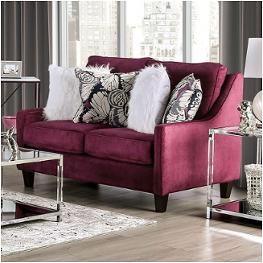 Sm8016-lv Furniture Of America Jillian Living Room Furniture Loveseat